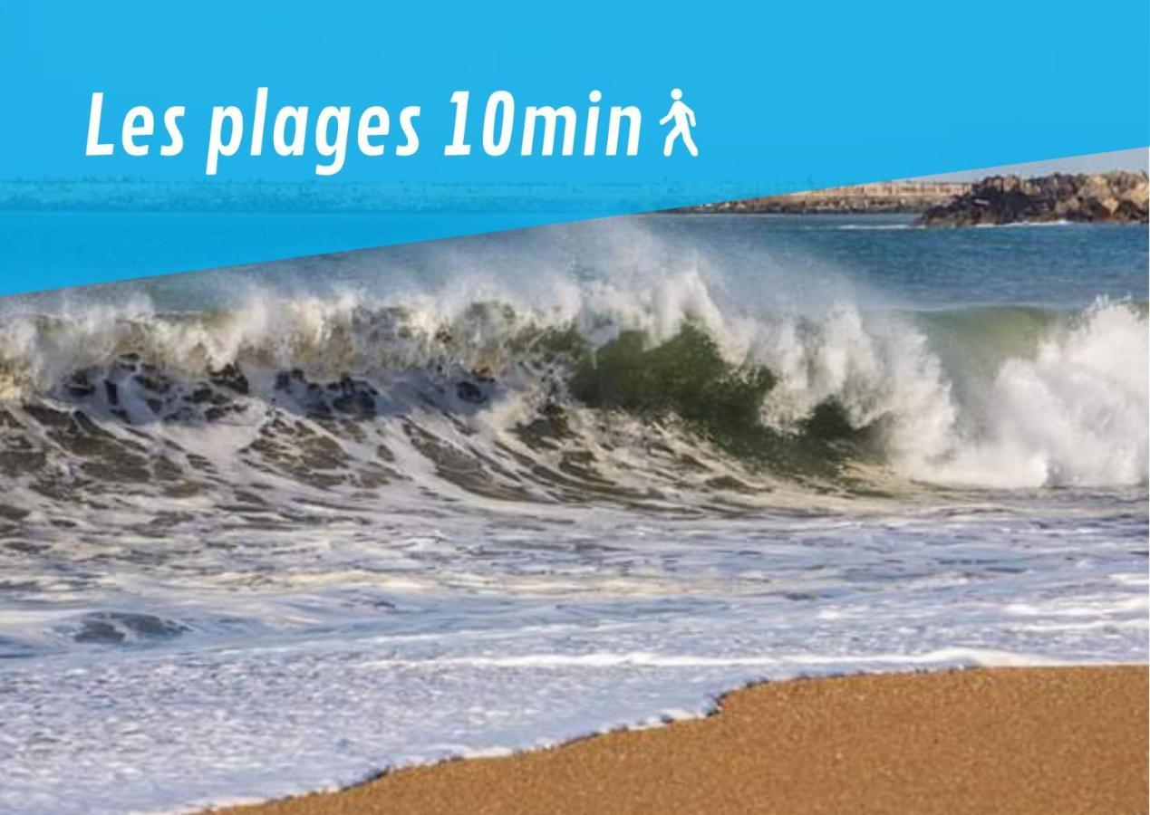 Atlantide Angloye Lägenhet Anglet Exteriör bild